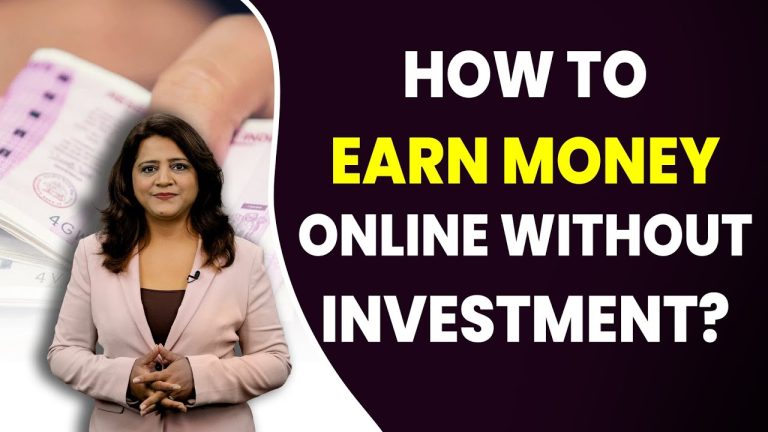 How to Earn Money Online Without Investment
